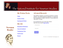 Tablet Screenshot of newmanreader.org